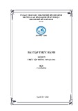 Bài tập thực hành Thực tập thông tin quang CĐ Kinh tế Kỹ thuật TP.HCM
