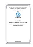 Giáo trình Triển khai hệ thống mạng (Công nghệ thông tin) - CĐ Kinh tế Kỹ thuật TP.HCM chuẩn nhất
