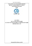 Giáo trình Văn hóa doanh nghiệp tốt nhất (Ngành Kế toán doanh nghiệp, Tài chính doanh nghiệp) - CĐ Kinh tế Kỹ thuật TP.HCM
