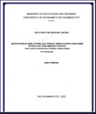 Doctoral thesis Development Economics: Knowledge spillover, sectoral innovation and firm total factor productivity - The case of manufacturing industries in Vietnam