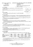 Đề thi học sinh giỏi môn Địa lí THPT cấp tỉnh năm 2018-2019 có đáp án - Sở GD&ĐT Vĩnh Long