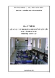 Giáo trình Vận hành công trình xử lý nước cấp (Nghề Cấp thoát nước) - CĐ Cơ Giới Ninh Bình chuẩn nhất