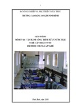Giáo trình Vận hành công trình xử lý nước thải (Nghề Cấp thoát nước) - CĐ Cơ Giới Ninh Bình chuẩn nhất