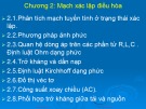 Bài giảng Giải tích mạch: Mạch xác lập điều hòa - Chương 2
