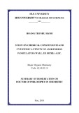 Summary of dissertation on Doctor of Philosophy in chemistry: Study on chemical constituents and cytotoxic activity of anodendron paniculatum (Wall. Ex Roxb.) A.DC.