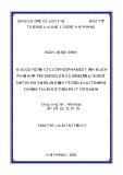 Tóm tắt Luận án Tiến sĩ Y khoa: Hiệu quả của Cyclophosphamid tĩnh mạch phối hợp prednisolon và sự biến đổi một số thông số miễn dịch trong điều trị hội chứng thận hư tiên phát ở trẻ em