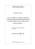 Tóm tắt luận văn Thạc sĩ Công nghệ thực phẩm: Nâng cao hiệu suất trích ly dịch quả từ trái quách bằng phương pháp enzyme ứng dụng trong sản xuất thức uống (Limonia acidissima L.)