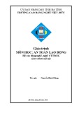 Giáo trình An toàn lao động - CĐ Nghề Việt Đức, Hà Tĩnh