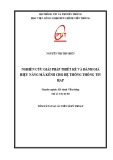Tóm tắt Luận án Tiến sĩ Kỹ thuật: Nghiên cứu giải pháp thiết kế và đánh giá hiệu năng mã kênh cho hệ thống thông tin HAP