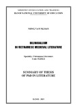 Summary of Thesis of PhD in Literature: Bilingualism in Vietnamese medieval literature