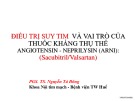 Bài giảng Điều trị suy tim và vai trò của thuốc kháng thụ thể - PGS. TS. Nguyễn Tá Đông