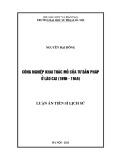 Luận án Tiến sĩ Lịch sử: Công nghiệp khai thác mỏ của tư bản Pháp ở Lào Cai (1896 - 1945)