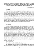 Ảnh hưởng của căng thẳng công việc, hài lòng công việc và hỗ trợ tổ chức đến ý định nghỉ việc của người lao động