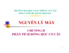 Bài giảng Nguyên lý máy: Chương 2 - ĐH Giao thông Vận Tải