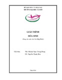 Giáo trình Hóa sinh ThS. Huỳnh Ngọc Trung Dung