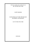 Giáo dục pháp luật từ thực tiễn trại giam Thanh Phong, tỉnh Thanh Hóa: Luận văn Thạc sĩ Luật học