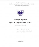 Tài liệu học tập Quản trị marketing Phần 1: [Mô tả chi tiết hơn về nội dung phần 1]