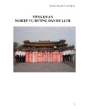 Giáo trình Tổng quan nghiệp vụ hướng dẫn du lịch chuẩn nhất từ CĐ nghề Du lịch Vũng Tàu