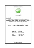 Khoá luận tốt nghiệp Đại học: Thực hiện quy trình chăm sóc, nuôi dưỡng, chẩn đoán và điều trị bệnh cho chó tại bệnh xá Thú y, trường Đại học Nông Lâm Thái Nguyên
