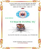 Giáo trình Vi mạch tương tự (Phần 2): CĐ Giao thông Vận tải [Mới nhất]