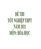 Đáp án đề thi THPT Quốc gia năm 2021 môn Hóa học