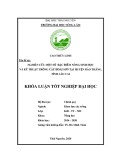 Khoá luận Tốt nghiệp Đại học: Nghiên cứu một số đặc điểm nông sinh học và kỹ thuật trồng cây Hoài Sơn tại huyện Bảo Thắng, tỉnh Lào Cai