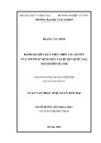 Luận văn Thạc sĩ: Đánh giá kết quả thực hiện quyền sử dụng đất tại huyện Quốc Oai, Hà Nội