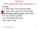 Bài giảng Quản trị học Chương 4: Đỗ Văn Thắng (Full)