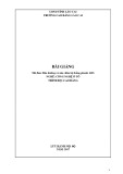 Giáo trình Bảo dưỡng và Sửa chữa Hệ thống Phanh ABS (Nghề Công nghệ Ô tô) - Trường CĐ Cộng đồng Lào Cai