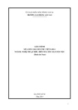 Giáo trình Múa dân gian dân tộc Việt Nam 6 (Ngành Nghệ thuật múa dân gian dân tộc) - Trường CĐ Cộng đồng Lào Cai chuẩn nhất