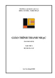 Giáo trình Thanh nhạc - Trường Cao đẳng Lào Cai