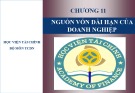 Bài giảng Tài chính doanh nghiệp chương 11: Học viện Tài chính (mới nhất)