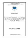 Chuyển đổi Báo cáo Tài chính Tập đoàn Tân Tạo từ VAS sang IFRS: Luận văn Thạc sĩ Kinh tế