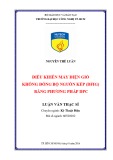 Luận văn Thạc sĩ Kỹ thuật: Điều khiển máy điện gió không đồng bộ nguồn kép (DFIG) bằng phương pháp DPC