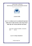 Luận văn Thạc sĩ Kinh tế: Di cư và chính sách tài chính hỗ trợ nhà ở cho người có thu nhập thấp trên địa bàn Thành phố Hồ Chí Minh