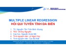 Bài giảng Hồi quy tuyến tính đa biến [chuẩn SEO]