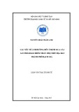 Luận văn: Các yếu tố ảnh hưởng ý định mua bảo hiểm nhân thọ ở thành phố Rạch Giá