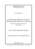 Luận văn Thạc sĩ Khoa học giáo dục: Dạy học chủ đề Tích phân và ứng dụng theo hướng phát triển năng lực học sinh