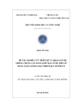 Luận văn Thạc sĩ Kỹ thuật hoá học, Vật liệu, Luyện kim và Môi trường: Nghiên cứu thiết kế và khảo sát hệ thống chưng cất màng khử mặn nước biển sử dụng năng lượng mặt trời ở quy mô Pilot