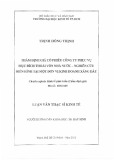 Luận văn Thạc sĩ Kinh tế: Thẩm định giá cổ phiếu công ty phục vụ mực đích thoái vốn nhà nước - Nghiên cứu điển hình tại một đơn vị kinh doanh xăng dầu