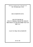 Góp vốn thành lập Công ty TNHH hai thành viên trở lên theo pháp luật doanh nghiệp Việt Nam hiện nay: Luận văn Thạc sĩ Luật kinh tế