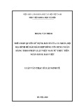 Luận văn Thạc sĩ Luật kinh tế: Thế chấp quyền sử dụng đất ở của cá nhân, hộ gia đình để bảo đảm hợp đồng tín dụng ngân hàng theo pháp luật Việt Nam từ thực tiễn Ngân hàng Bảo Việt