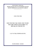 Luận văn Thạc sĩ Chính sách công: Phân tích trục trặc trong việc tổ chức thực hiện chính sách bảo hiểm y tế trên địa bàn tỉnh Phú Yên