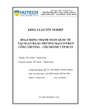 Hoạt động thanh toán quốc tế tại Ngân hàng TMCP Công Thương - Chi nhánh 3 TP.HCM: Khoá luận tốt nghiệp