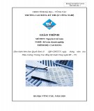 Giáo trình Lập trình Web ASP.NET MVC (Cao đẳng): CĐ Kỹ thuật Công nghệ BR-VT