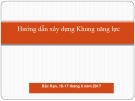 Hướng dẫn xây dựng Khung năng lực chuẩn nhất