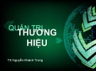 Bài giảng Quản trị thương hiệu: Chương 3 - TS. Nguyễn Khánh Trung