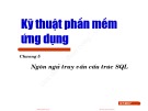Bài giảng Kỹ thuật phần mềm ứng dụng Chương 5: ĐH Bách khoa Hà nội [Mới nhất]