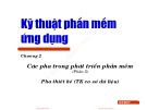 Bài giảng Kỹ thuật phần mềm ứng dụng Chương 2 (Phần 5) - ĐH Bách khoa Hà Nội