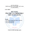 Giáo trình Kỹ năng tìm việc và chinh phục nhà tuyển dụng - TS. Nguyễn Hoàng Khắc Hiếu [Mới nhất]